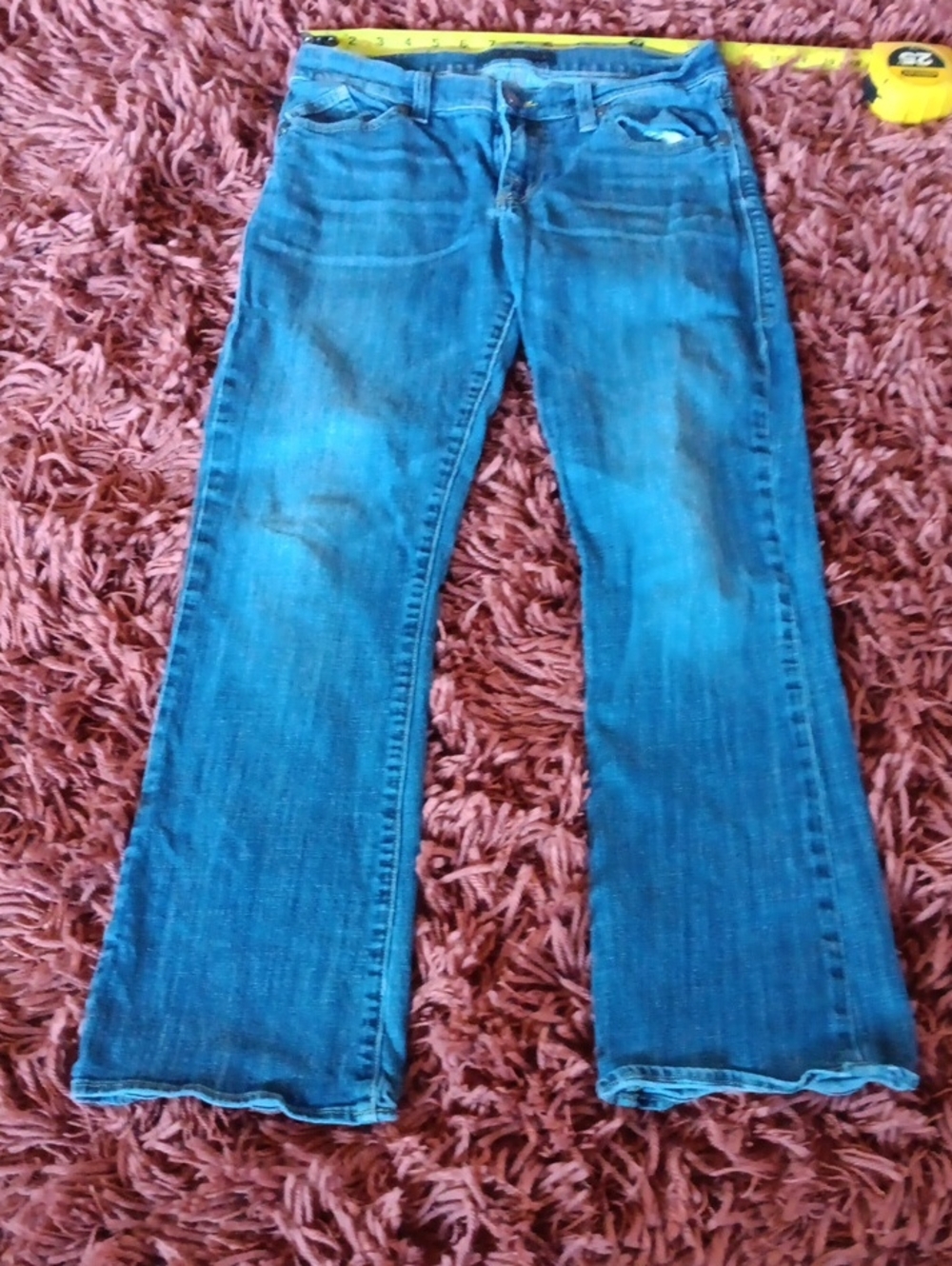 Rock & Republic Blue Flared Jeans - Mid Wash